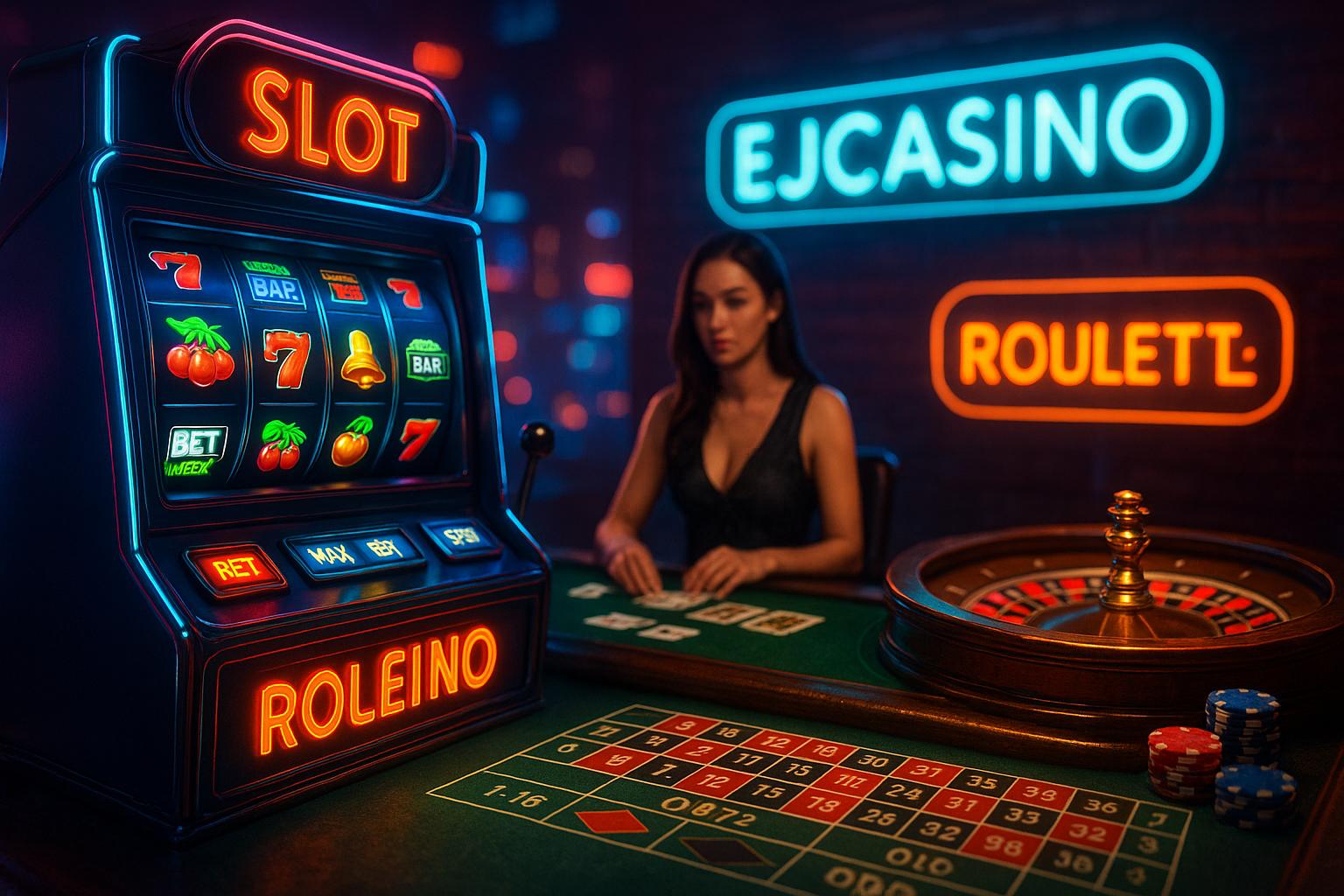 Jogos de cassino online inovadores e emocionantes na EJCASINO