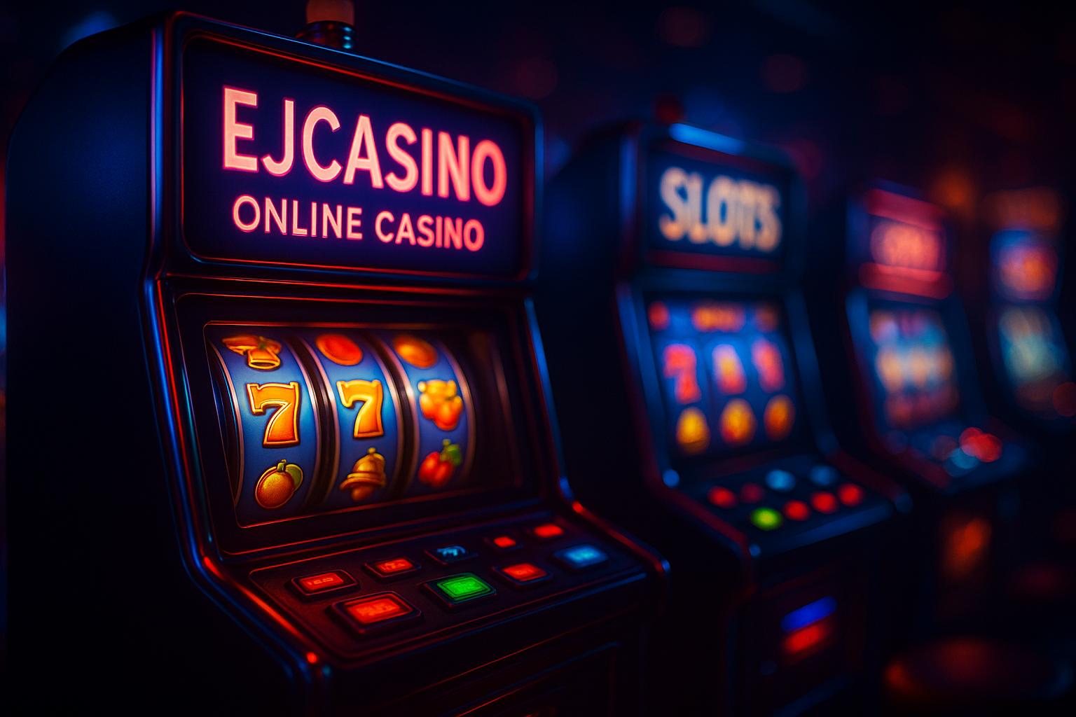 Explore o mundo das slot machines no EJCASINO Casino